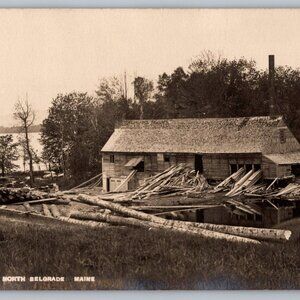 Postcard  Unposted  Maine The Old Mill North Belgrade #937